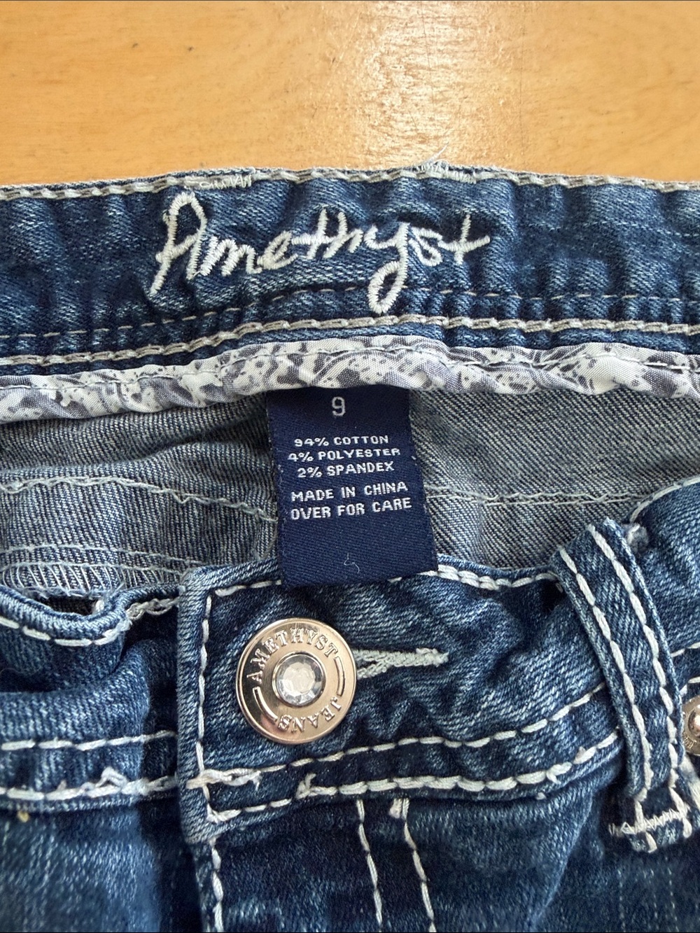 * Amethyst Jeans Women's Dark Blue Skinny Denim -S
